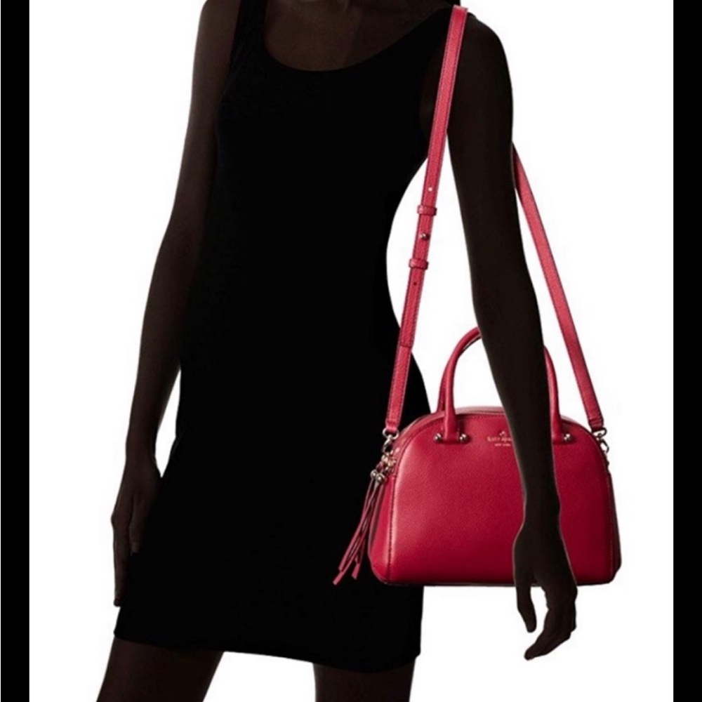 Kate Spade Cildro Pink Kenton Charles Street leather handbag purse - Picture 4 of 16